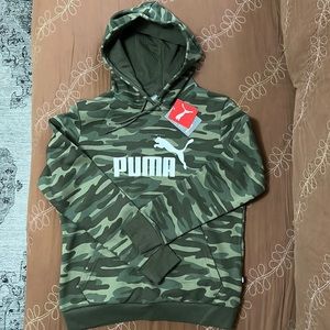 NWT Puma Camo Hoodie Size M